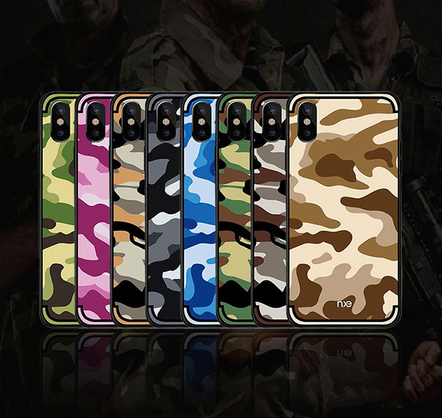 เคสลายพราง iPhone , เคส iPhone XS MAX , XS , XR iPhone 7 , 8 Plus